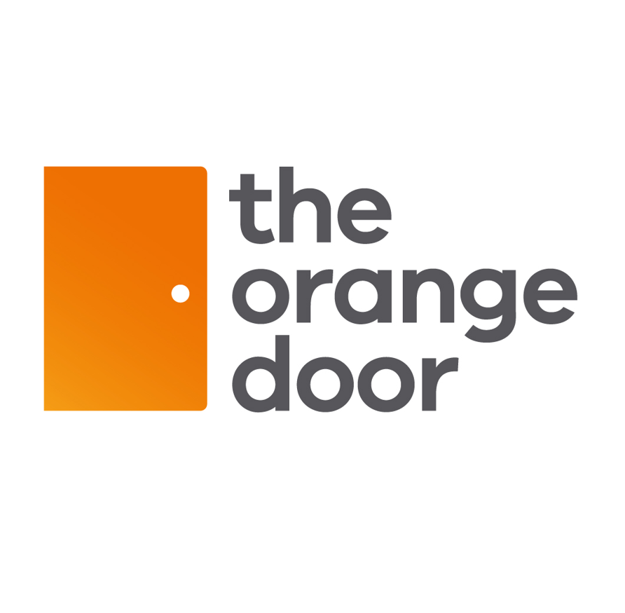 The orange door logo